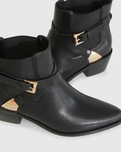Clearance Belle & Bloom Full Moon Ankle Boot - Black