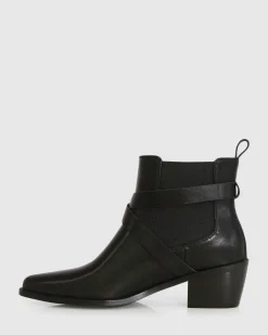 Clearance Belle & Bloom Full Moon Ankle Boot - Black