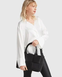 Fashion Belle & Bloom Gemini Waterfall Shirt - White