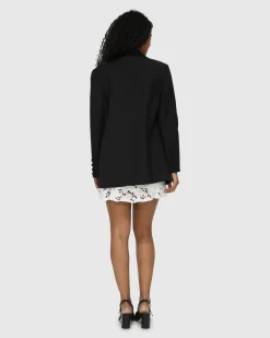 Hot Belle & Bloom Head To Head Tuxedo Jacket - Black