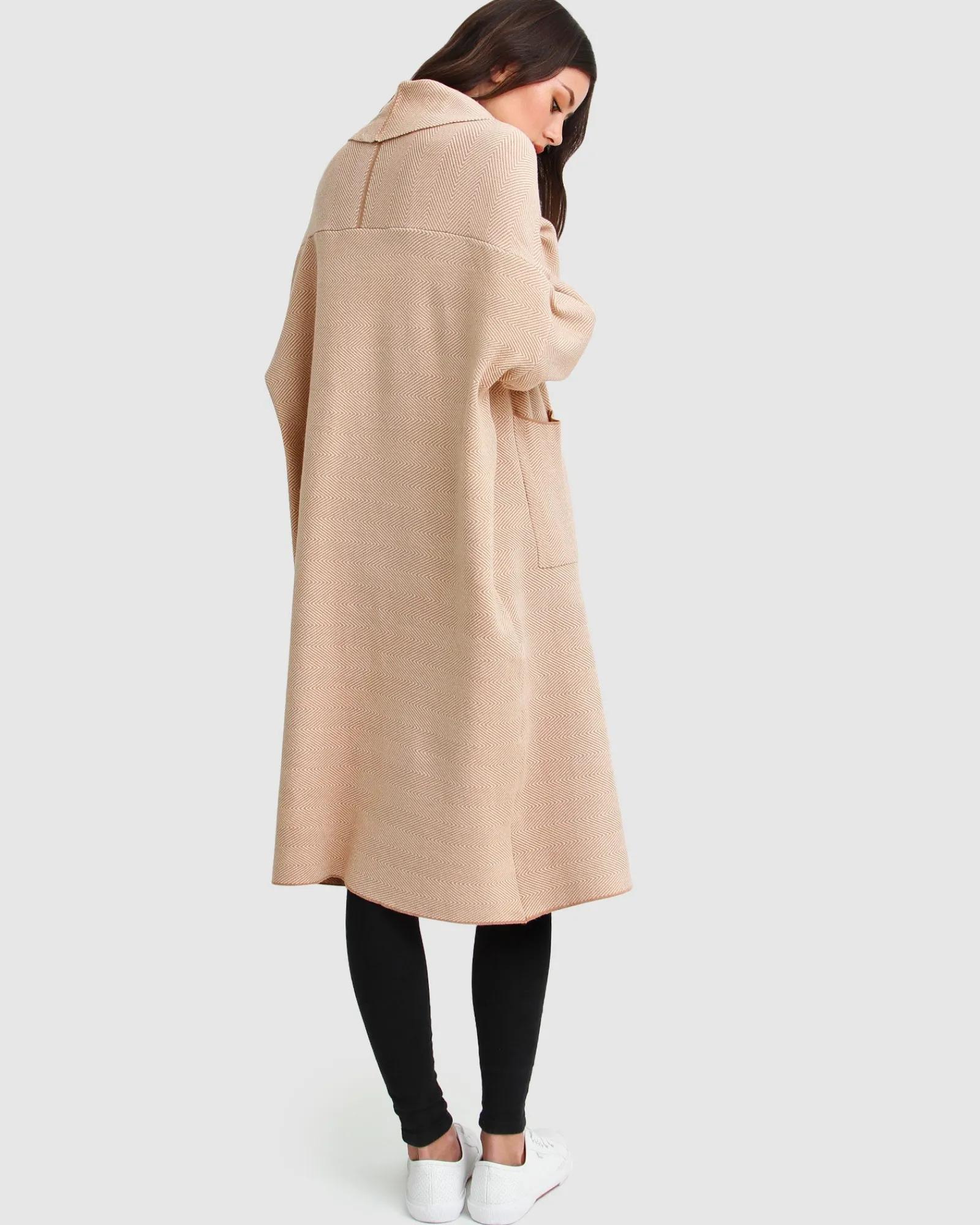 Online Belle & Bloom Hold The Line Coatigan - Camel