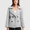 Outlet Belle & Bloom I'm Yours Wool Blend Peacoat - Grey