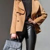 Online Belle & Bloom I'm Yours Wool Blend Peacoat - Camel