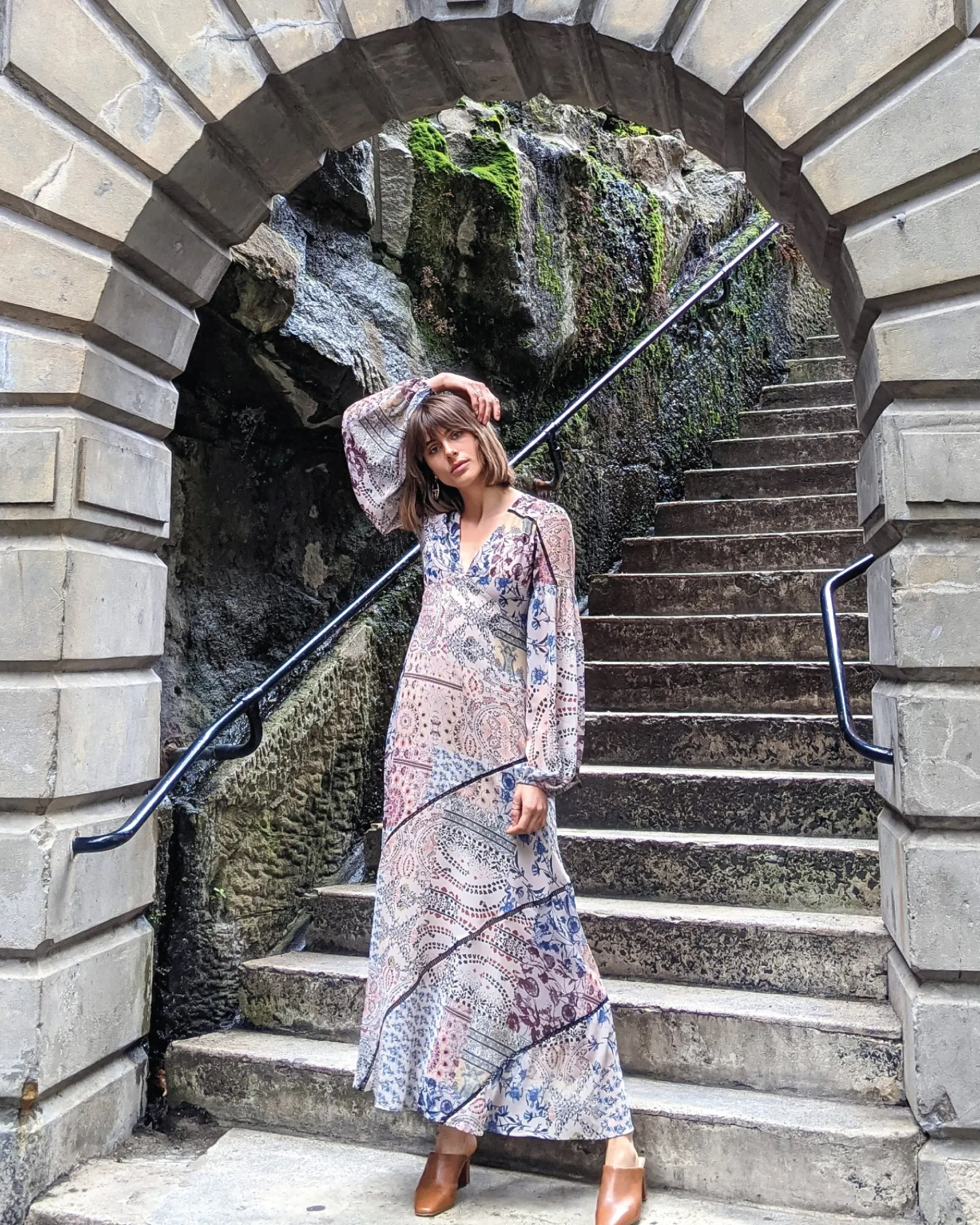 Discount Belle & Bloom In Your Dreams Maxi Dress - Beige
