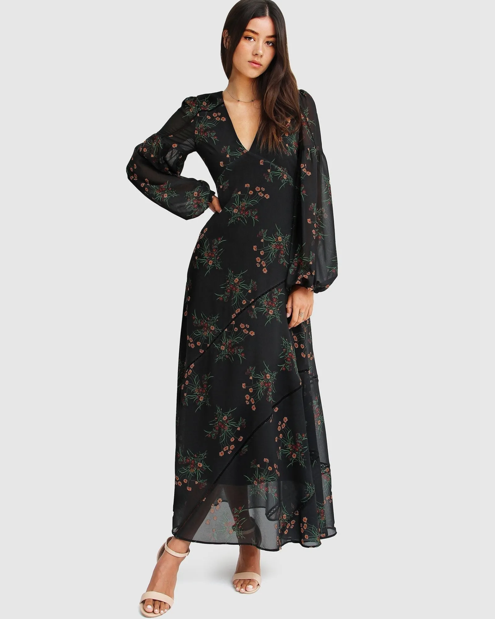 New Belle & Bloom In Your Dreams Maxi Dress - Black