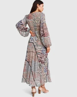 Discount Belle & Bloom In Your Dreams Maxi Dress - Beige