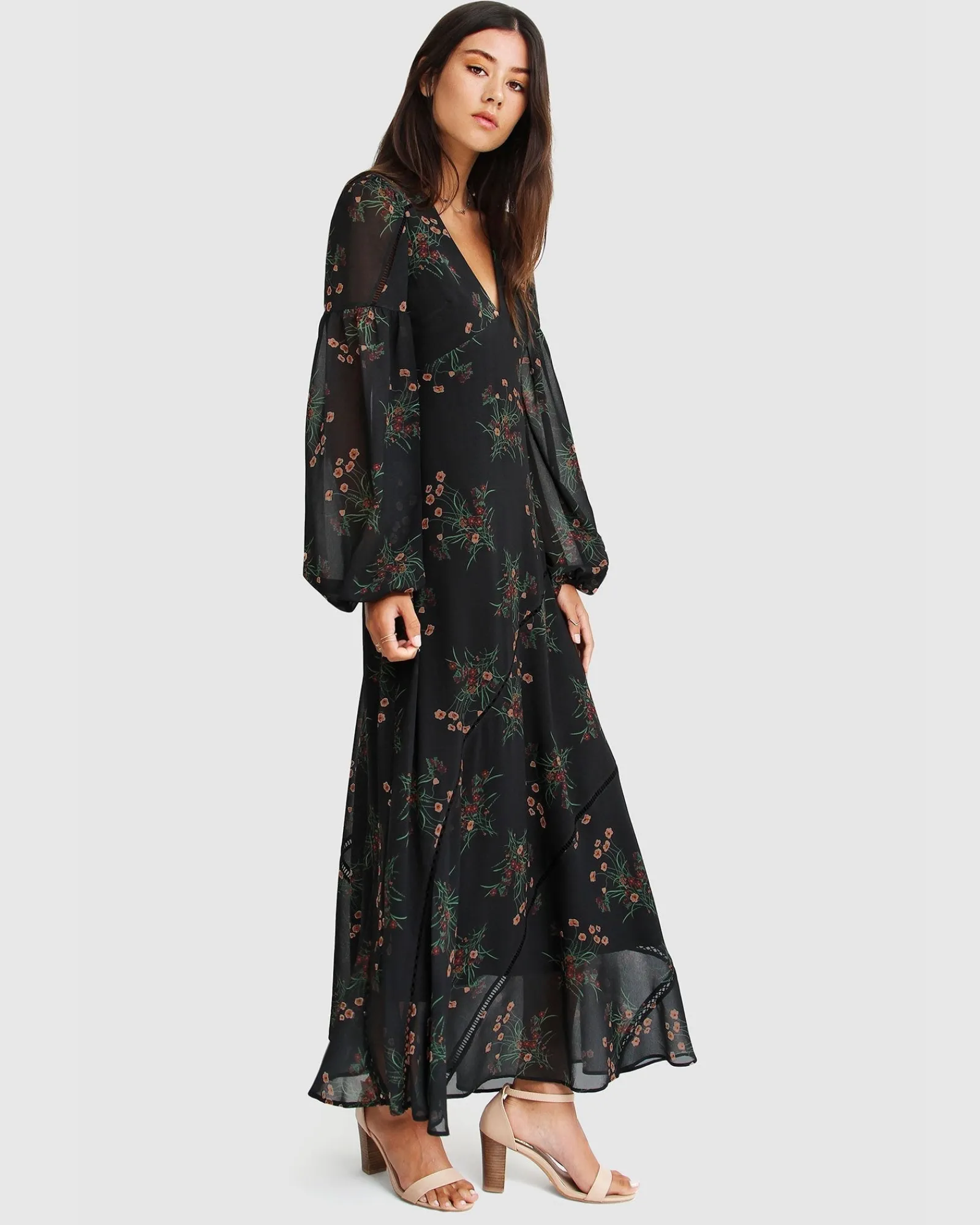 New Belle & Bloom In Your Dreams Maxi Dress - Black