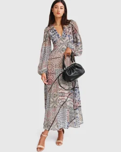 Discount Belle & Bloom In Your Dreams Maxi Dress - Beige