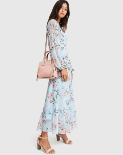 Sale Belle & Bloom In Your Dreams Maxi Dress - Light Blue LightBlue