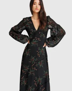 New Belle & Bloom In Your Dreams Maxi Dress - Black