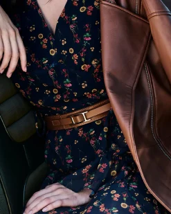 Online Belle & Bloom Just A Crush Belt - Brown