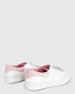 Online Belle & Bloom Just A Little Dream Croc Leather Sneaker - White