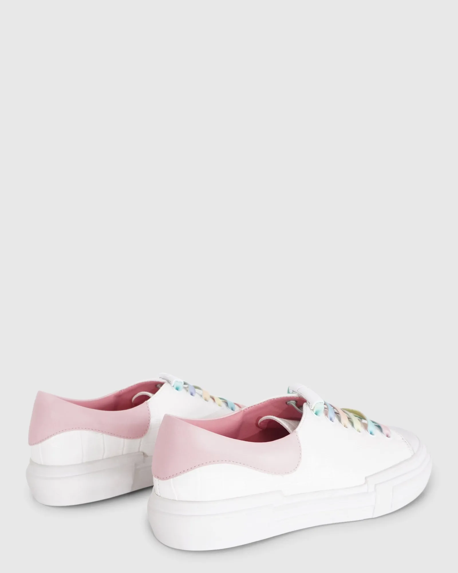 Online Belle & Bloom Just A Little Dream Croc Leather Sneaker - White