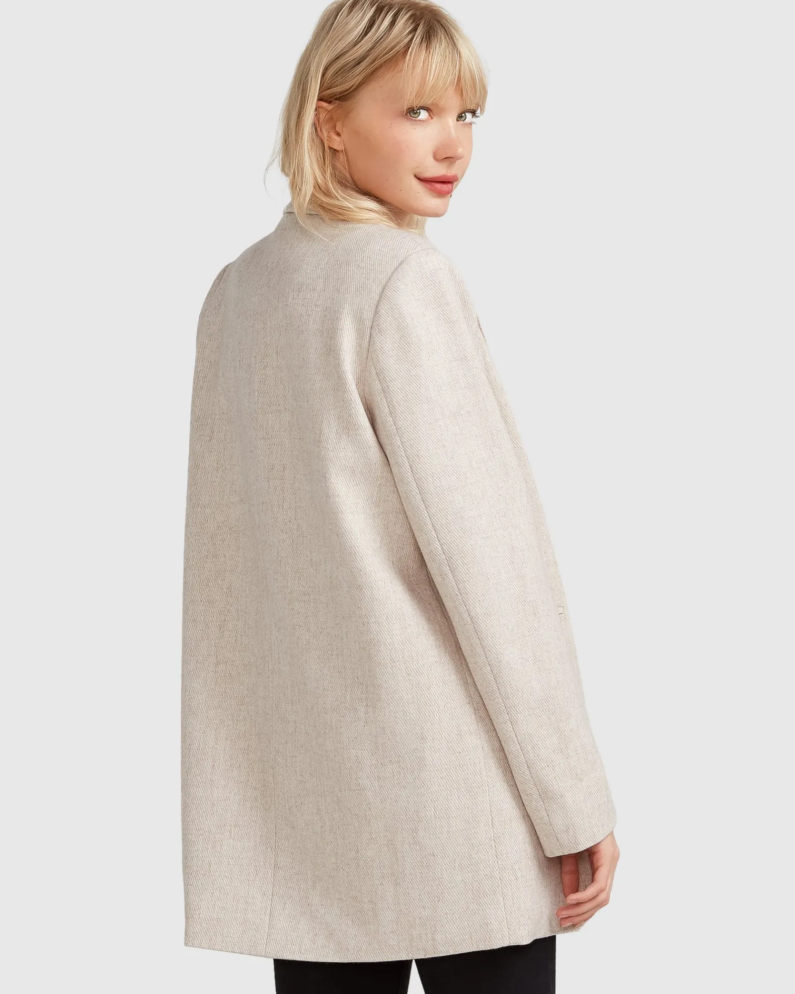 Outlet Belle & Bloom Kensington Oversized Coat - Natural