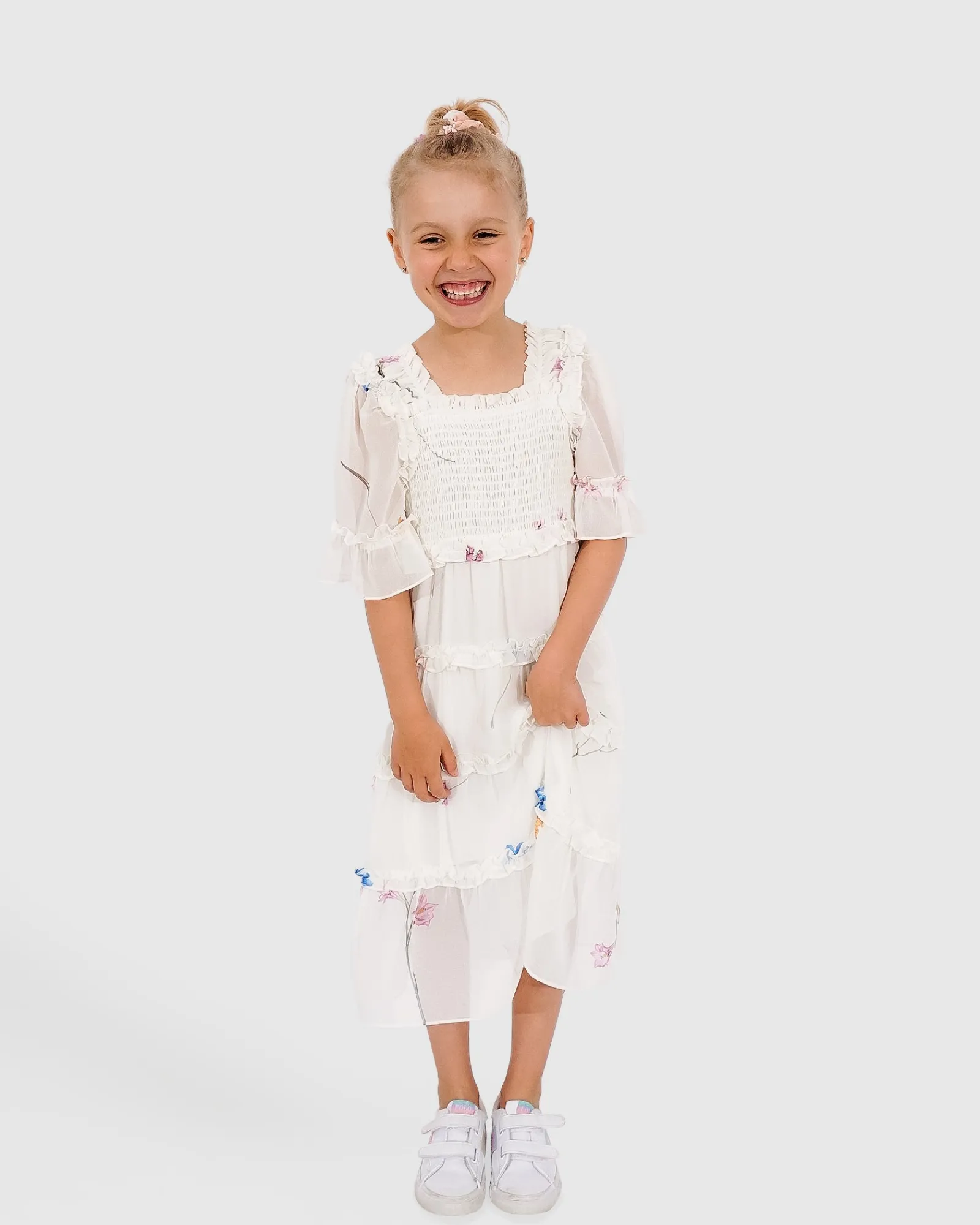 Clearance Belle & Bloom La Fille Tiered Dress - White