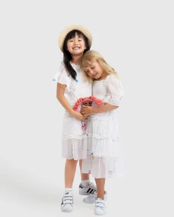 Clearance Belle & Bloom La Fille Tiered Dress - White