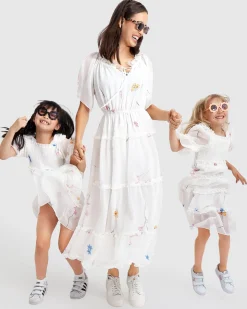 Clearance Belle & Bloom La Fille Tiered Dress - White