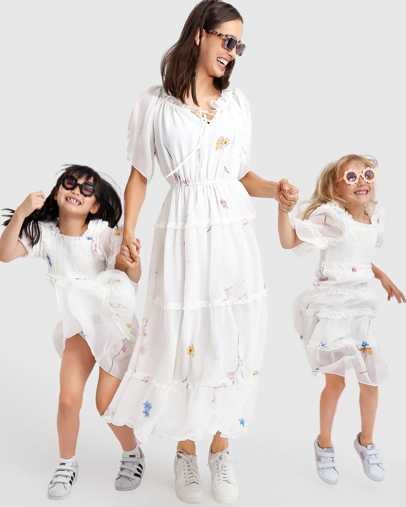 Clearance Belle & Bloom La Fille Tiered Dress - White