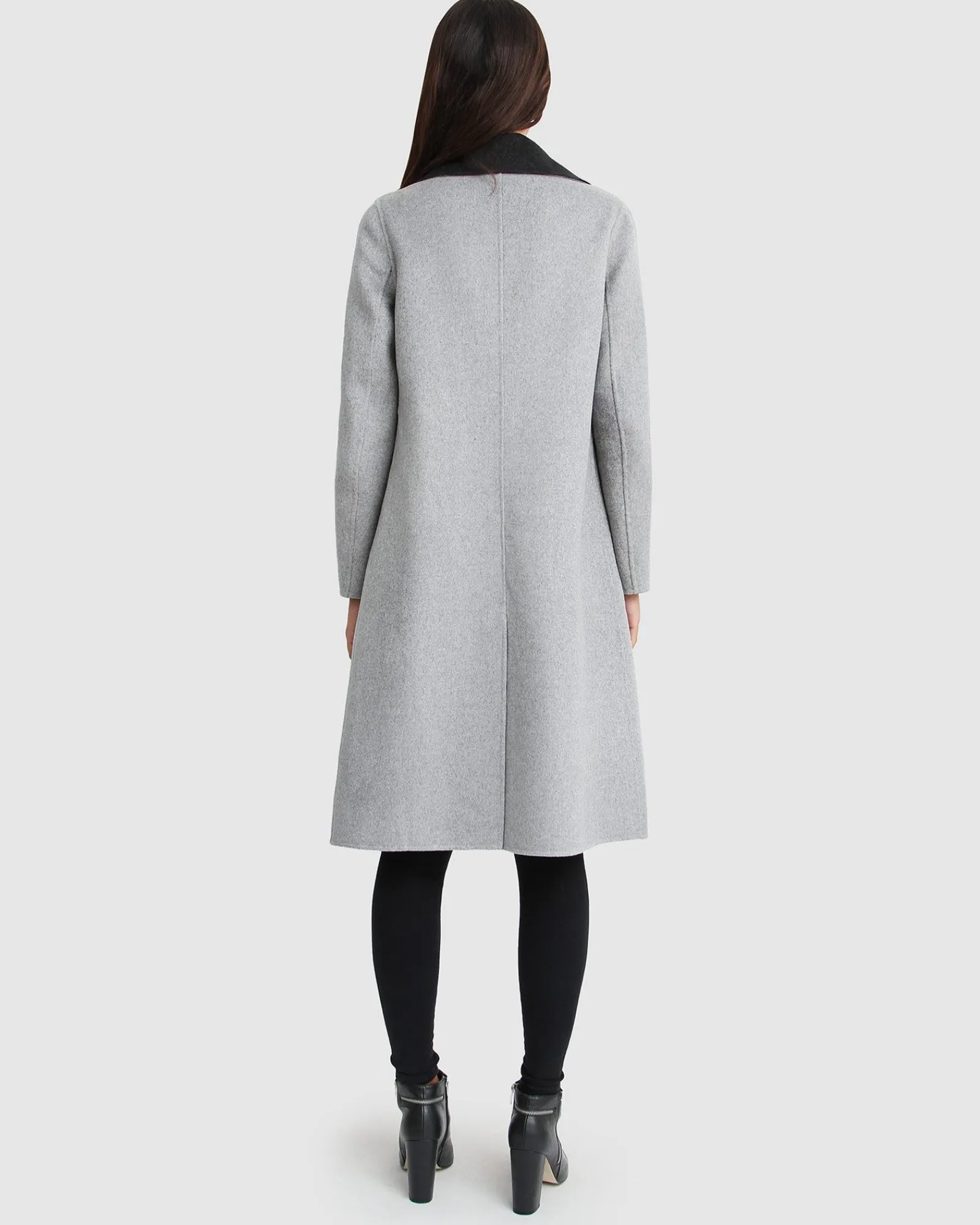 Sale Belle & Bloom Lexington Two-Tone Wool Blend Coat - Grey ToneWoolBlendCoat-Grey