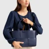 Outlet Belle & Bloom Long Way Home Woven Tote - Navy