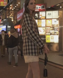 Hot Belle & Bloom Love & Mercy Checked Blazer - Black Check BlackCheck
