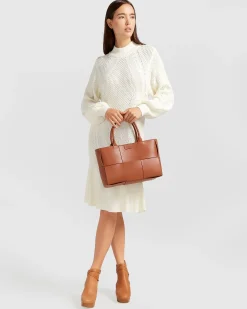 Discount Belle & Bloom Love Letter Knit Dress - Cream