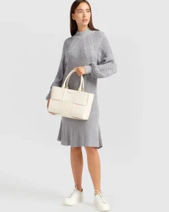Clearance Belle & Bloom Love Letter Knit Dress - Grey