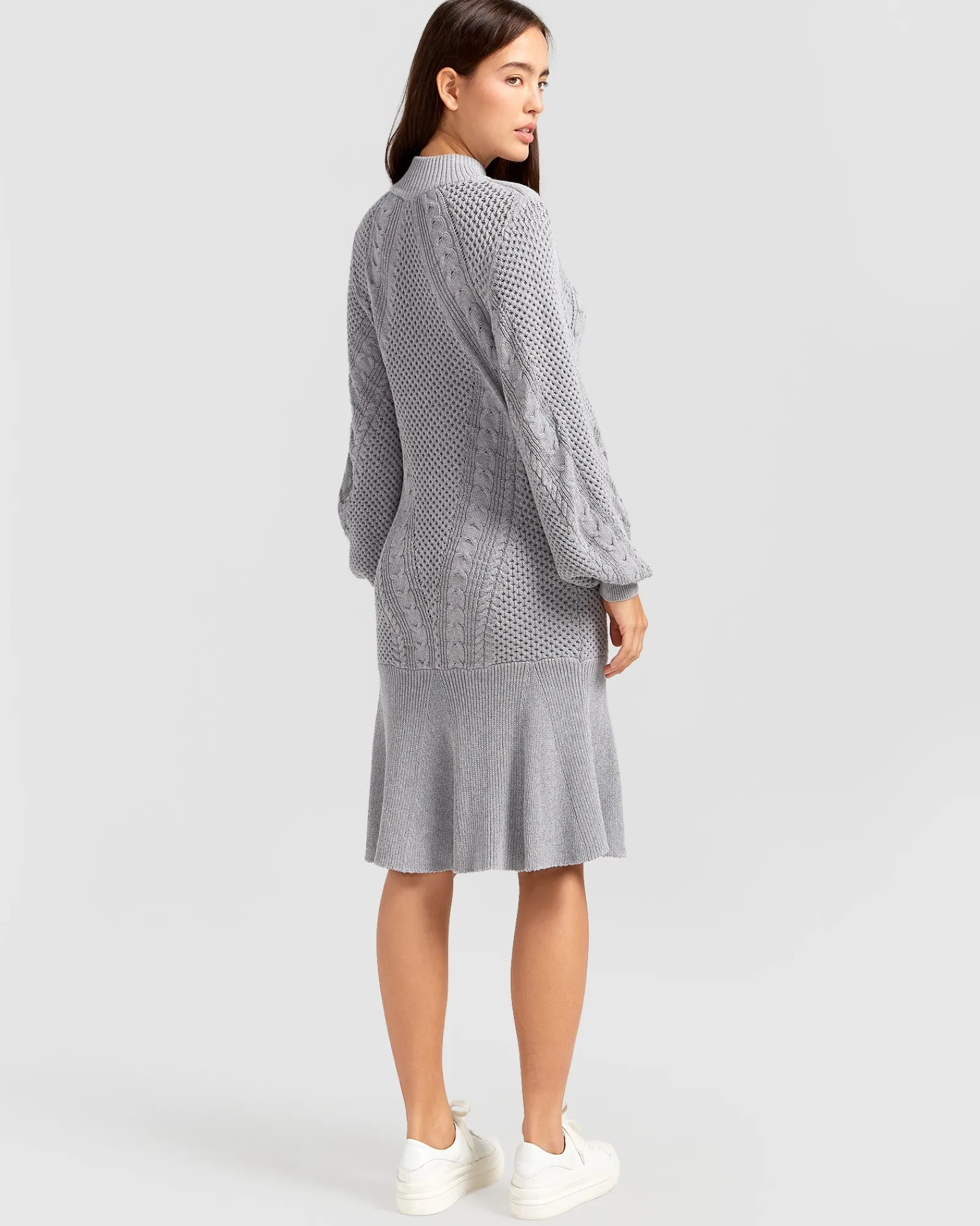 Clearance Belle & Bloom Love Letter Knit Dress - Grey