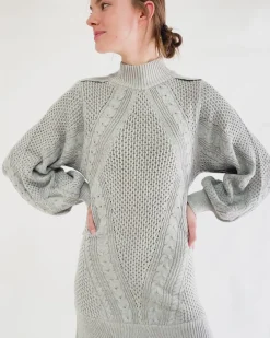 Clearance Belle & Bloom Love Letter Knit Dress - Grey
