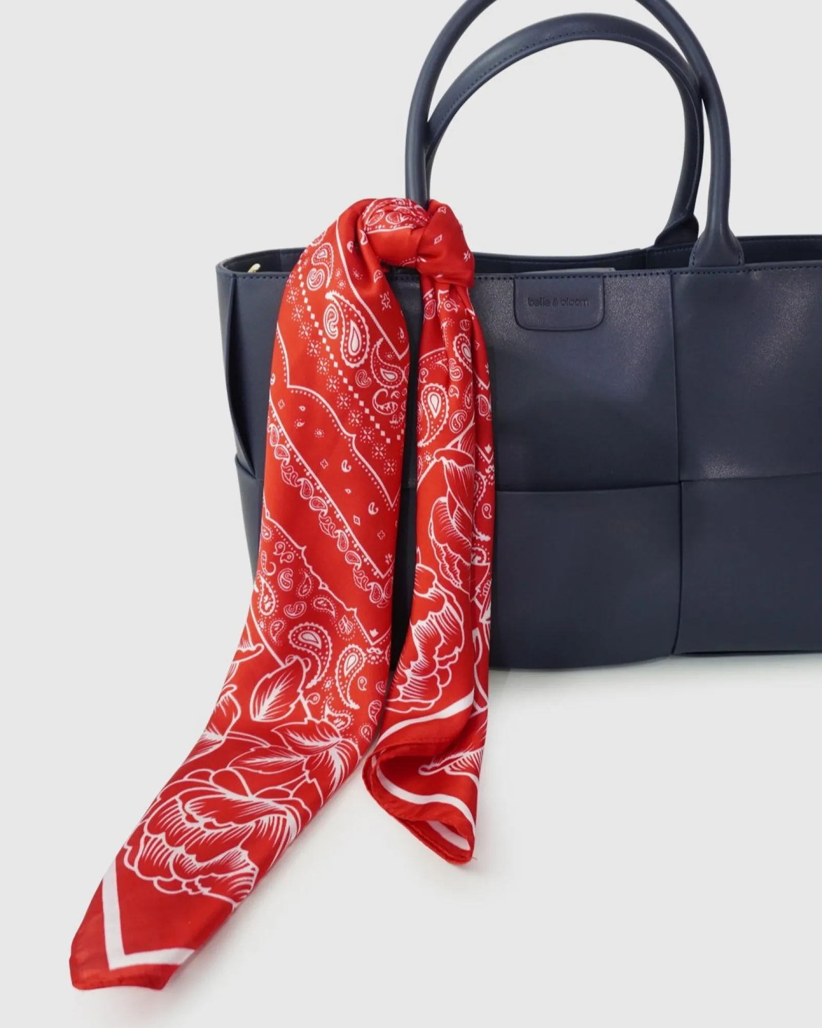 Hot Belle & Bloom Love Not War Fashion Scarf - Red