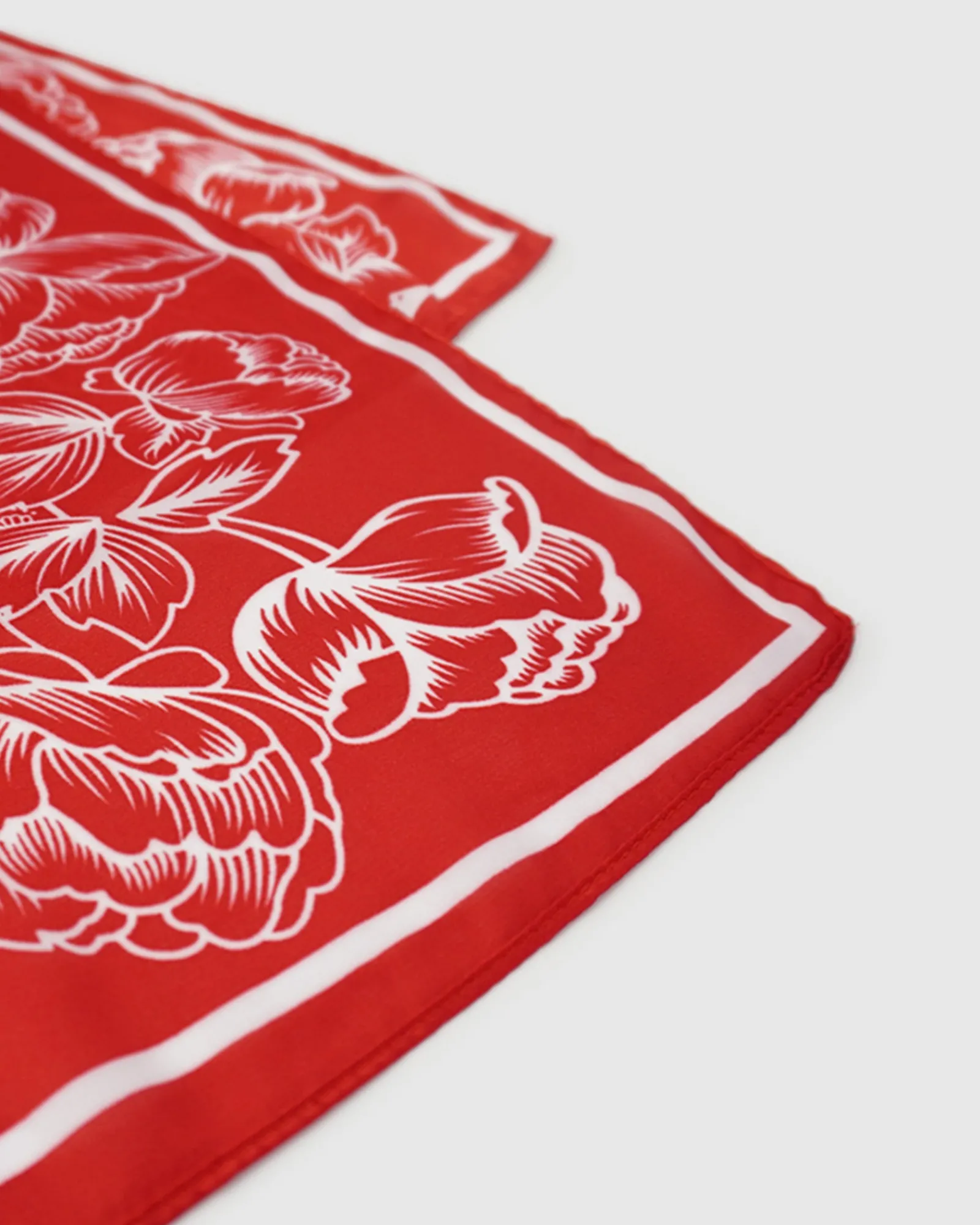 Hot Belle & Bloom Love Not War Fashion Scarf - Red