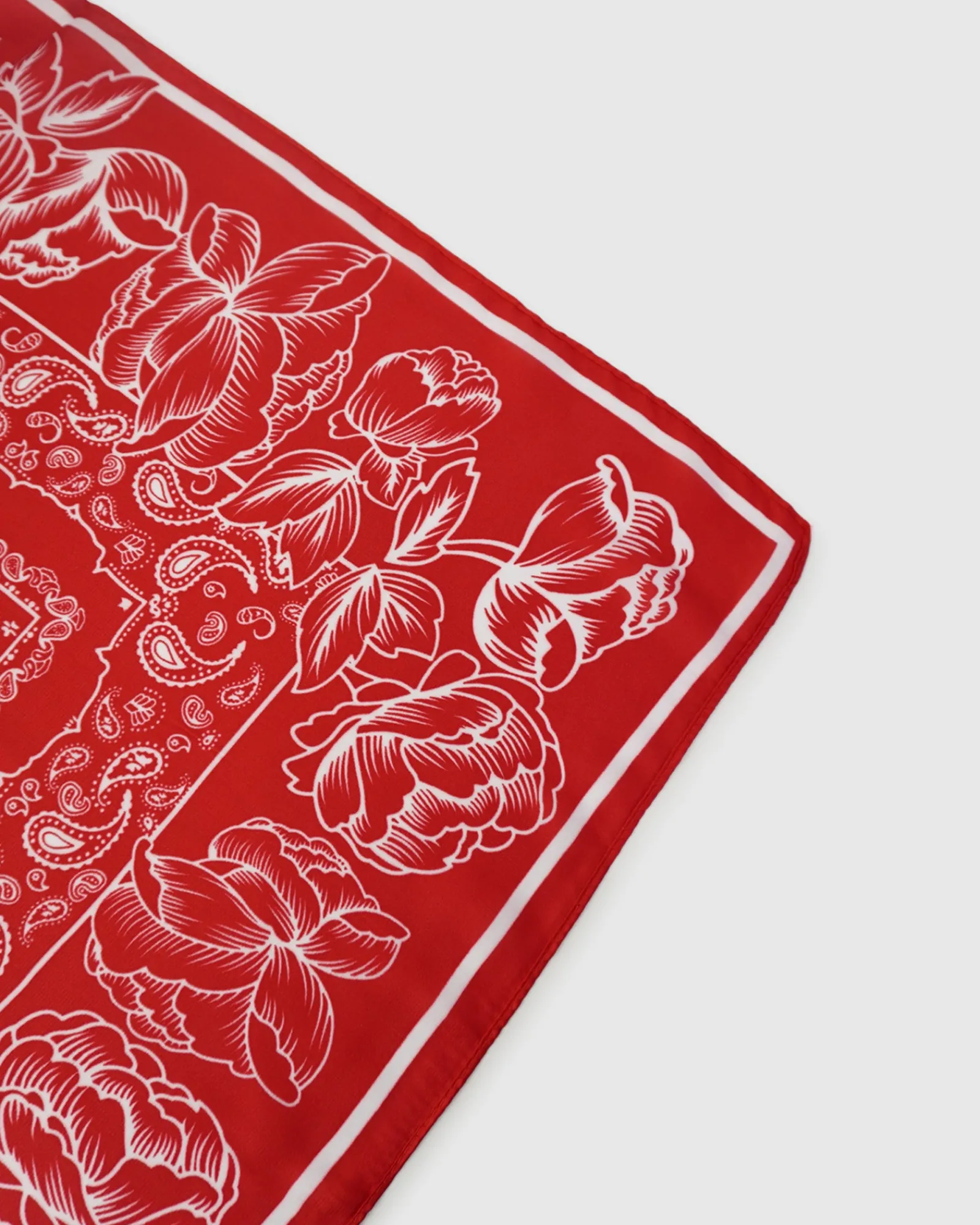 Hot Belle & Bloom Love Not War Fashion Scarf - Red