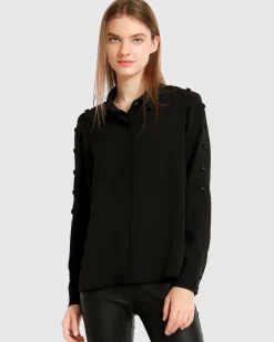 Discount Belle & Bloom Made with Love Shirt - Black
