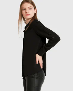 Discount Belle & Bloom Made with Love Shirt - Black