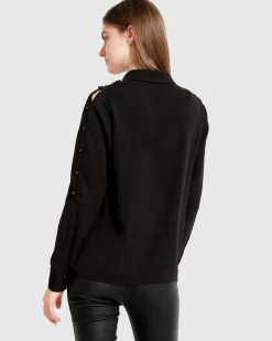 Discount Belle & Bloom Made with Love Shirt - Black