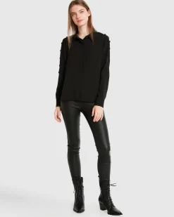 Discount Belle & Bloom Made with Love Shirt - Black