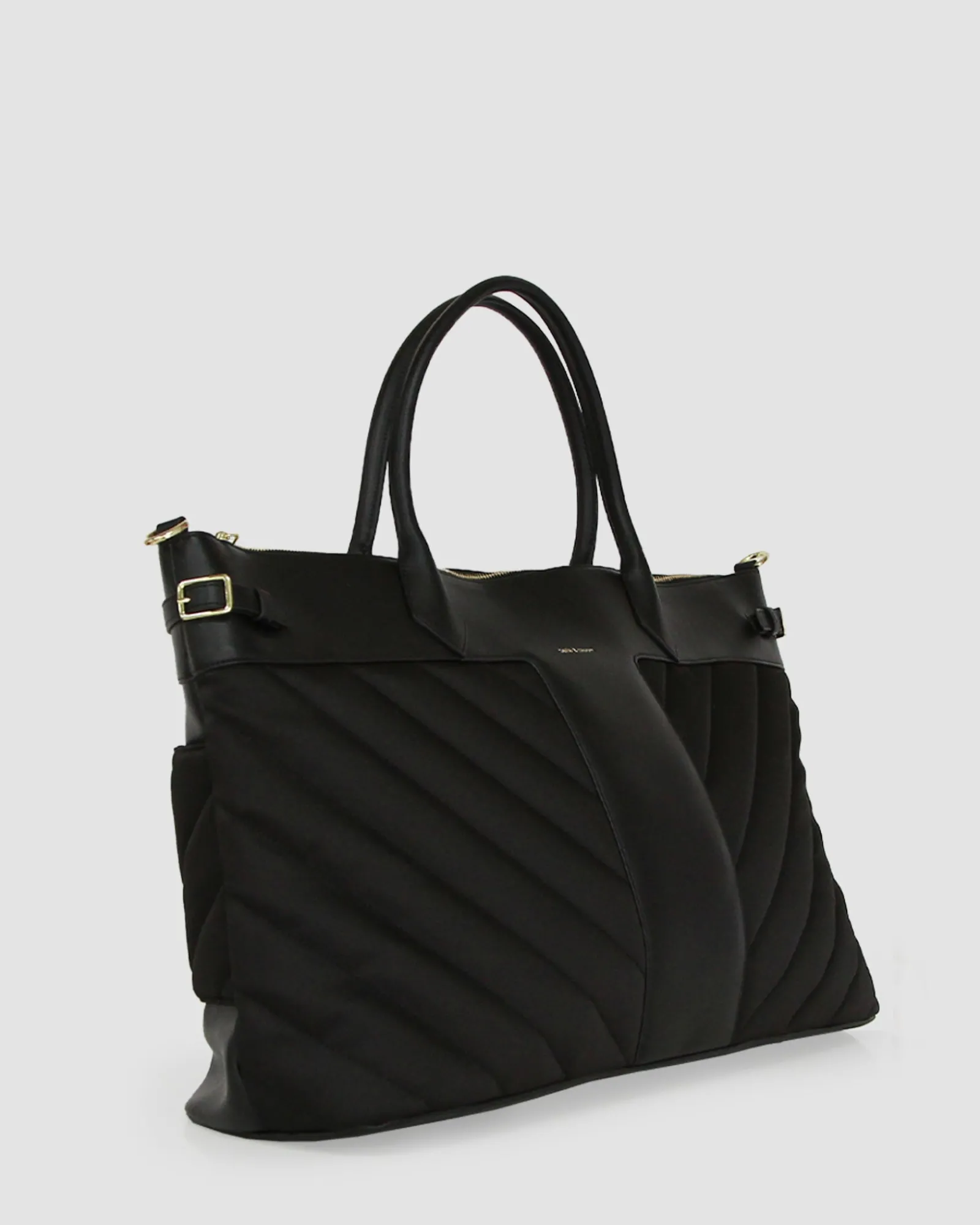 Fashion Belle & Bloom Meet Me in Paris Weekender Bag - Black