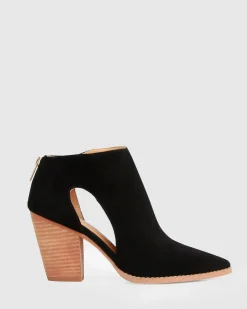Best Belle & Bloom Midnight Special Suede Ankle Boot - Black