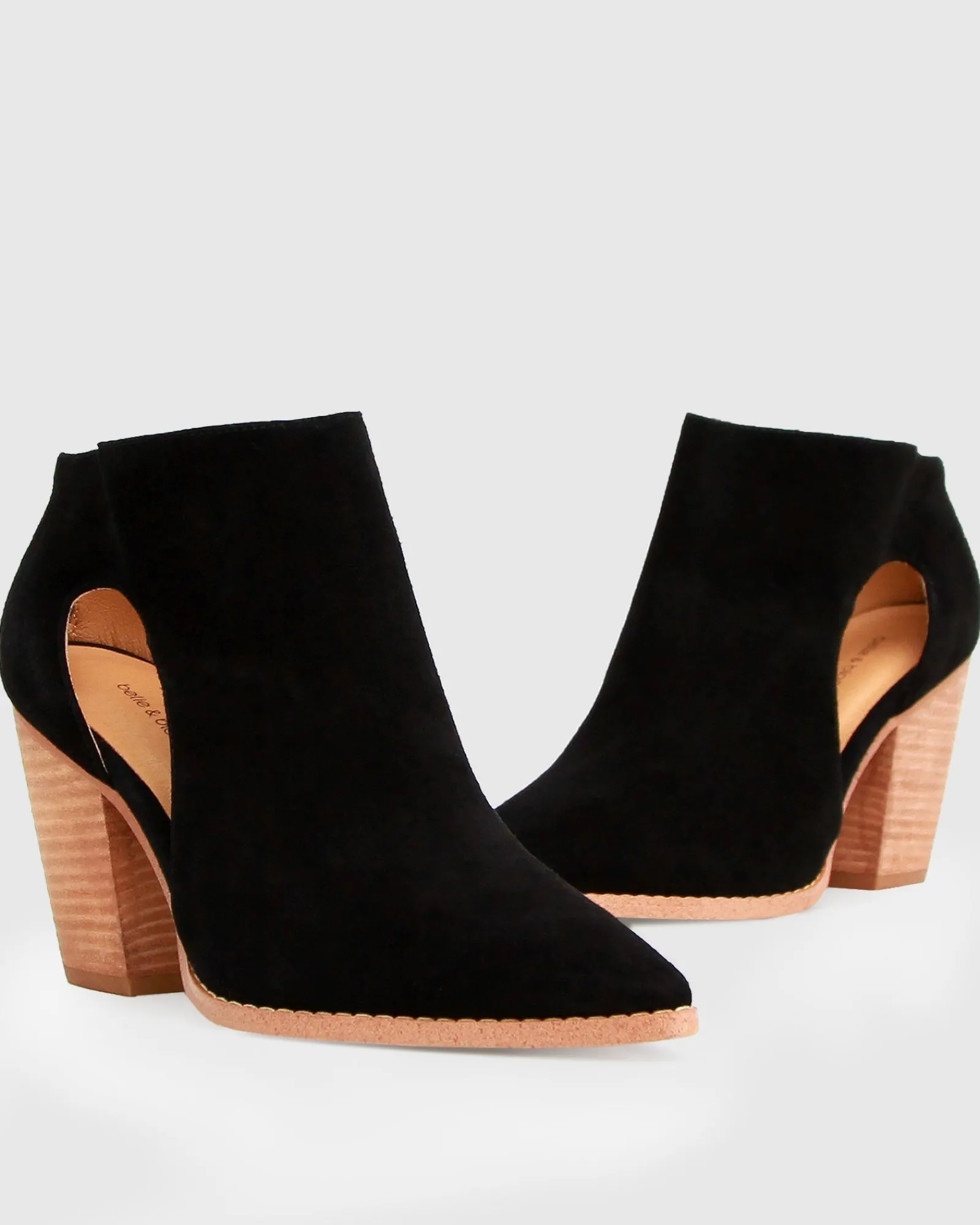 Best Belle & Bloom Midnight Special Suede Ankle Boot - Black