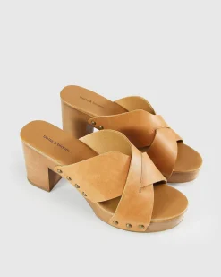 Best Belle & Bloom Midtown Clog Mule - Tan