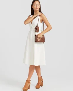 Online Belle & Bloom Miss Independence Midi Dress - Off-White