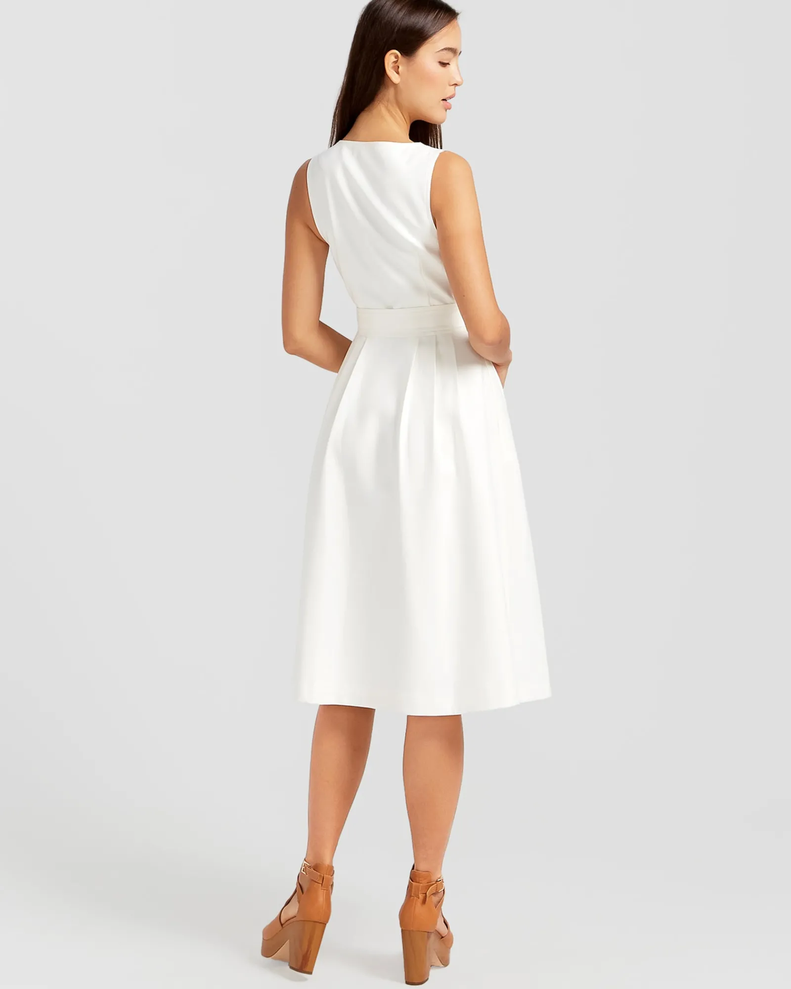 Online Belle & Bloom Miss Independence Midi Dress - Off-White