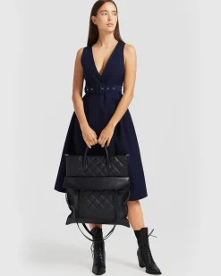 Sale Belle & Bloom Miss Independence Midi Dress - Navy