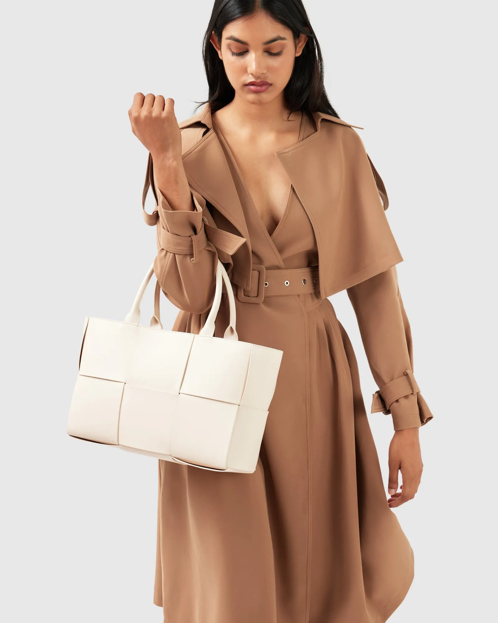 Fashion Belle & Bloom Miss Independence Midi Dress - Camel