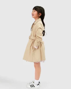 Hot Belle & Bloom Miss Sunshine Trench Coat - Camel