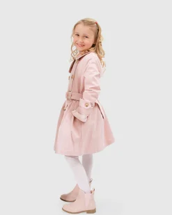 Discount Belle & Bloom Miss Sunshine Trench Coat - Blush Pink BlushPink