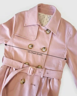 Discount Belle & Bloom Miss Sunshine Trench Coat - Blush Pink BlushPink