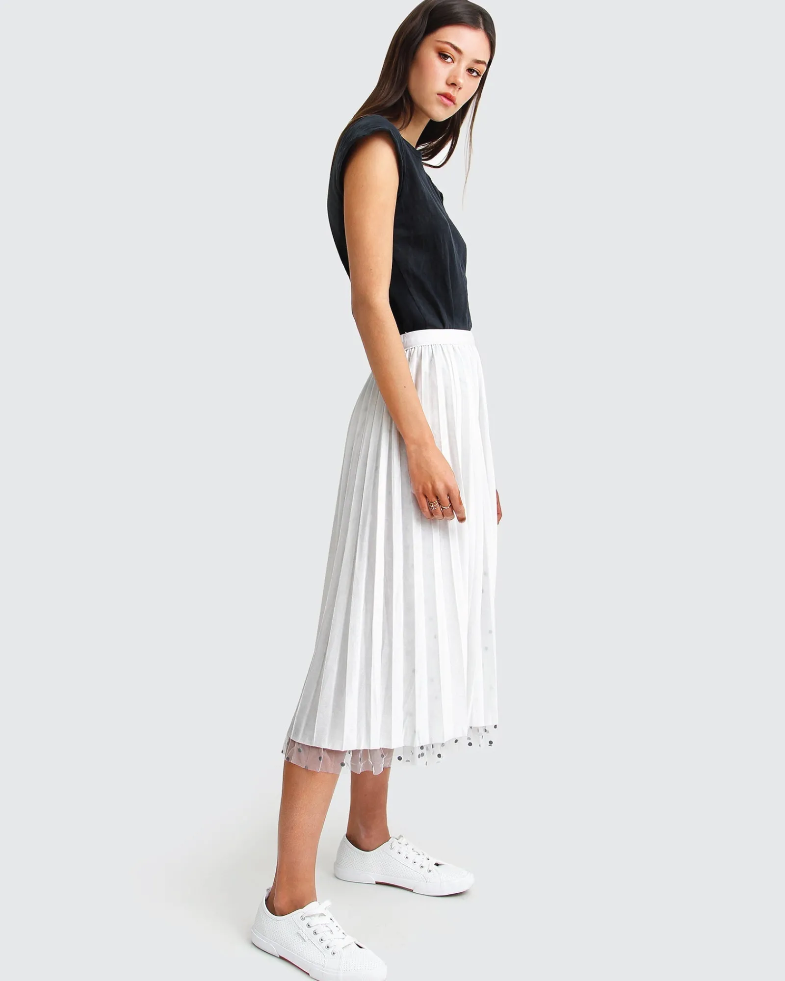 Best Belle & Bloom Mixed Feeling Reversible Skirt - White