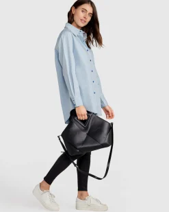 Hot Belle & Bloom My Girl Oversized Shirt - Duck Egg Blue DuckEggBlue
