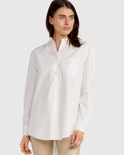 Clearance Belle & Bloom My Girl Oversized Shirt - White